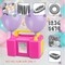 Air Balloon Pump Electric 600W 110V Portable Dual Balloon Inflator Blower Machine Suitbale for Birthday Party Decoration Quickly Inflation for Balloons